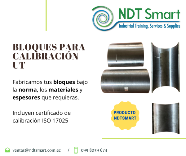 Bloques para calibración UT