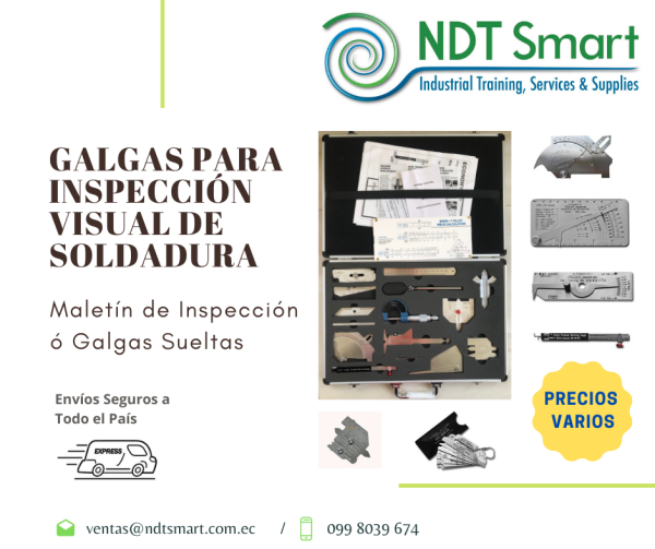 Galgas para inspección visual de soldadura