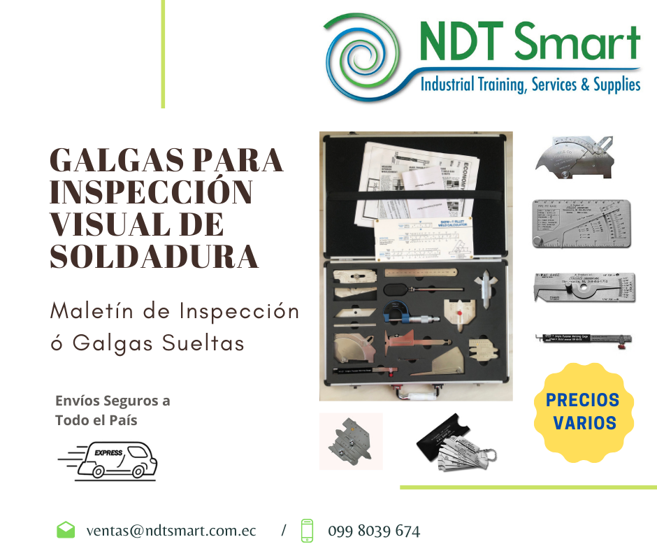 Galgas para inspección visual de soldadura