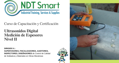 Ultrasonidos Digital Medición de Espesores Nivel II