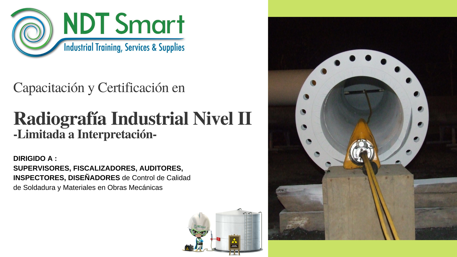 Radiografía Industrial Nivel II – Limitada a Interpretación